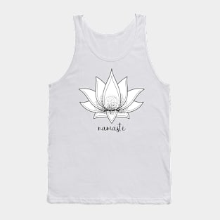 Namasté lotus flower, symbol of purity, resilience Tank Top